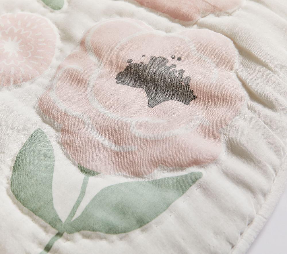 large floral muslin